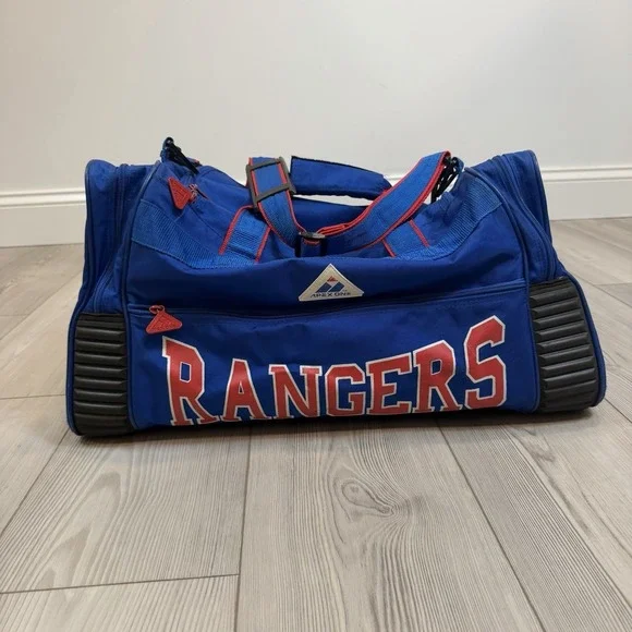New York Rangers Apex One Duffel Bag Vintage Logo NHL 90s Nylon