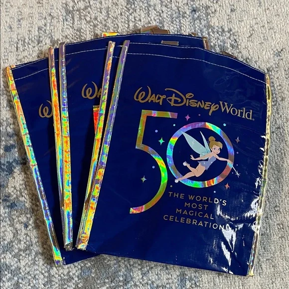 NWOT Disney World Celebration Bags - Blue and Gold
