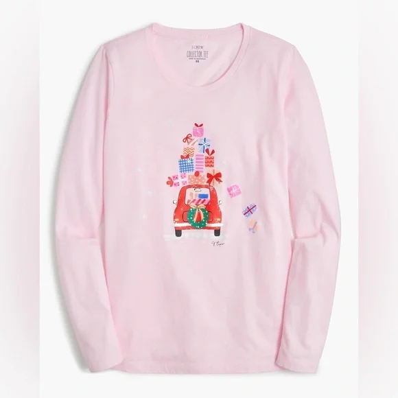 J. Crew Present Car Graphic Collector Tee XLarge