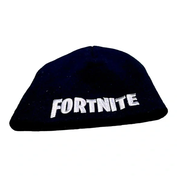 Fortnite Beanie Boys Black Hat.