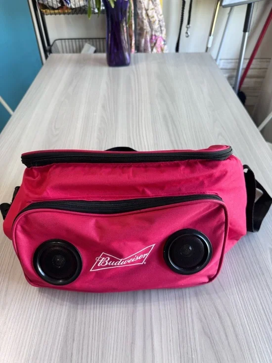Budweiser BWSCB001 Bluetooth Speaker Cooler Bag