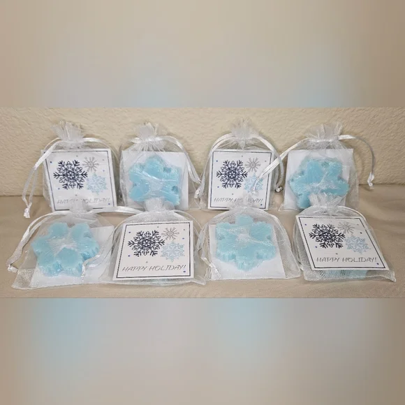 2/$12 Snowflake Soap NEW