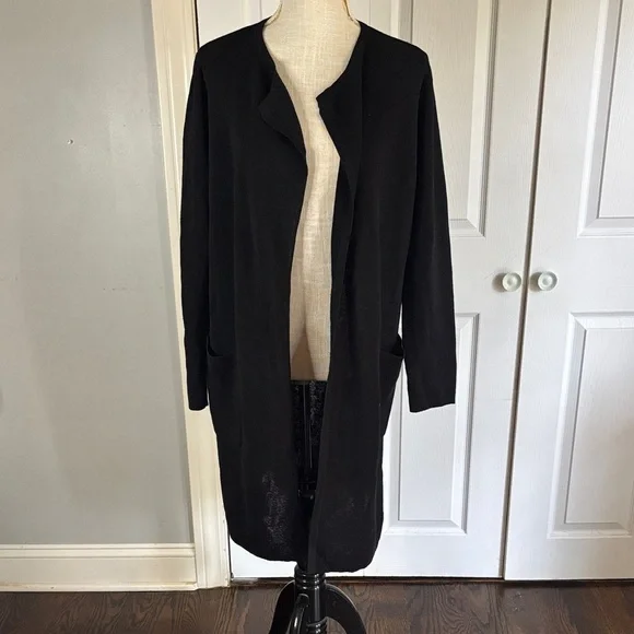 J. Crew Black Trench Cardigan for Women