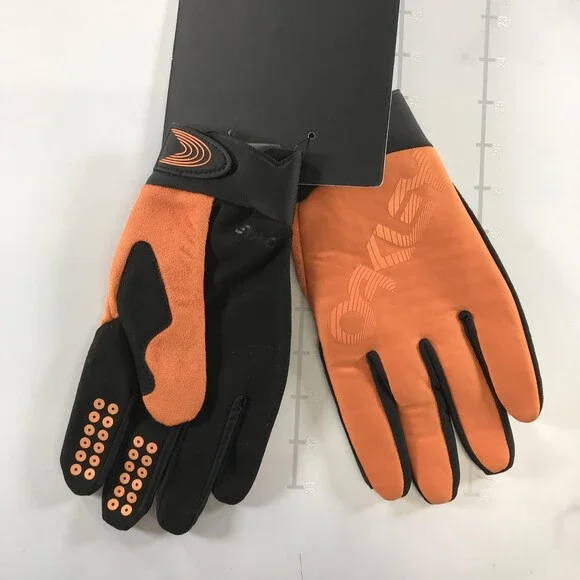 Oakley New Thermal MTB Cycling Gloves Mens Medium Burnt Orange Winter Insulated