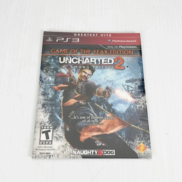 Uncharted 2 Among Thieves Game of the Year Cardboard Sleeve Video Game
