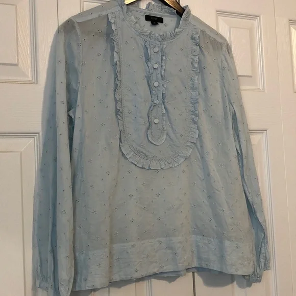 J. Crew Embroidered Top
