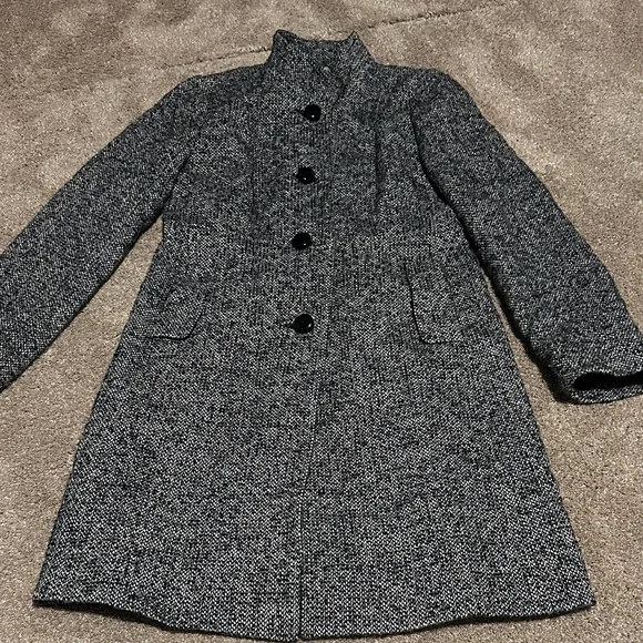 J.Crew Gray Tweed Coat