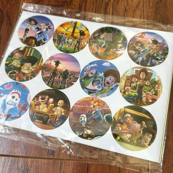 NWT (120) Toy Story Stickers 1.5” Round Woody Party Favors Arts & Crafts