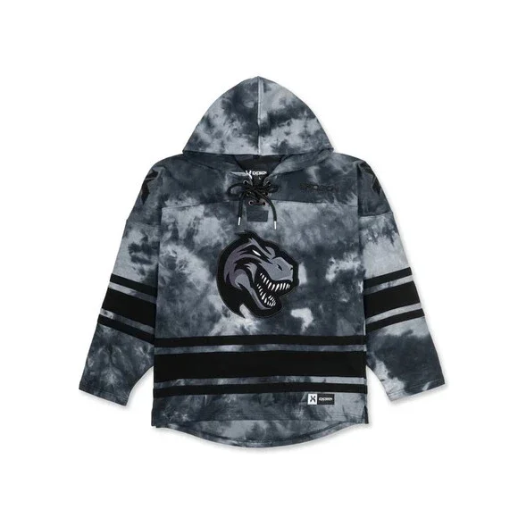 Excision Black Tie Dye Lacer Hoodie Medium | EDM & Rave