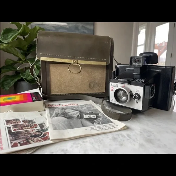 Camera Bag Polaroid Square Shooter 2 Land/Instructions & Polaroid Hard Case