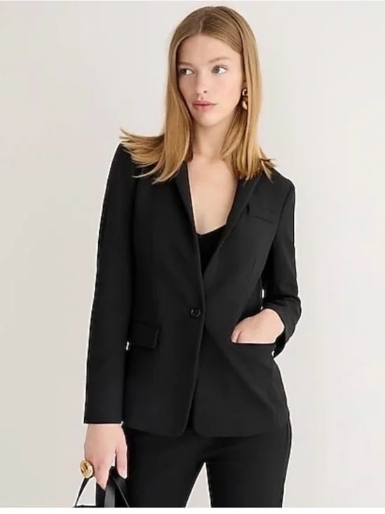 J.Crew Super 120s Campbell 100% Wool Women’s Blazer Size 6
