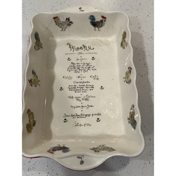 Sur La Table Jacques Pepin Collection Menu Baker, Rooster Deep Dish Lasagna