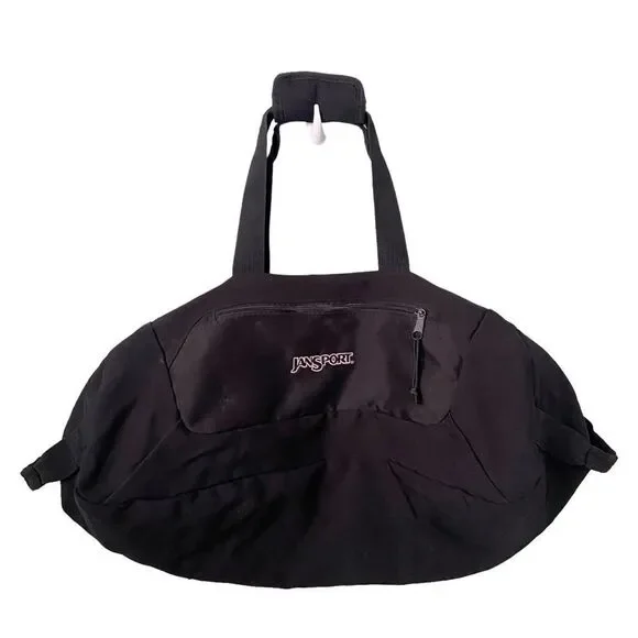 Jansport Black Duffle Bag