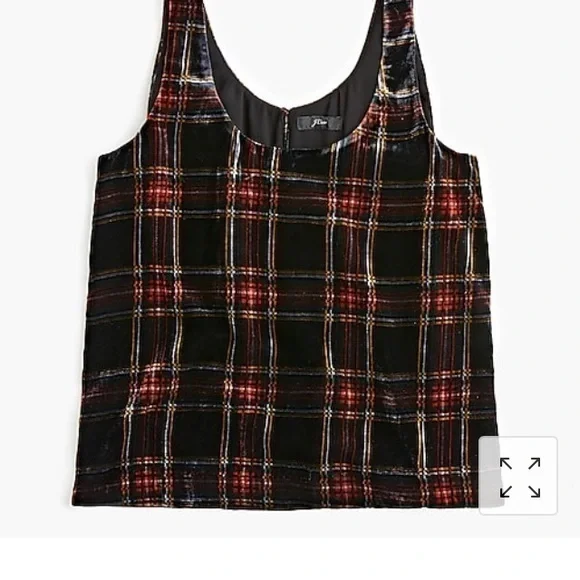 J. Crew velvet camisole