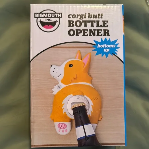 Corgi Butt Bottle Opener - Orange