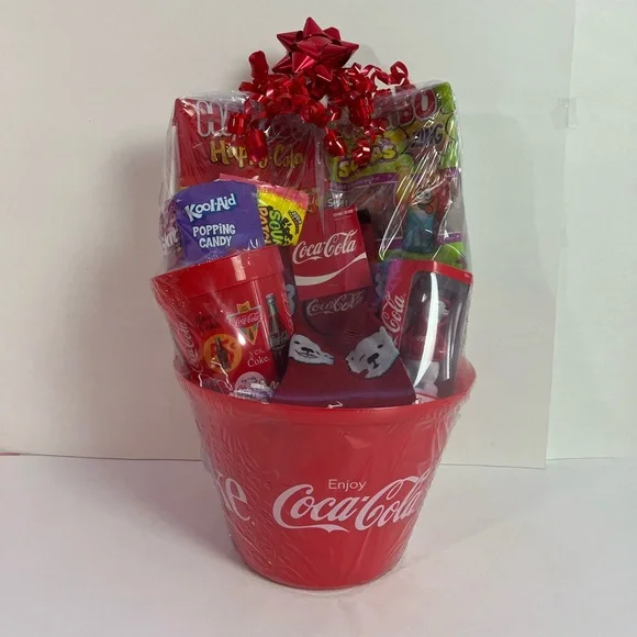 Coca Cola Themed Gift Basket