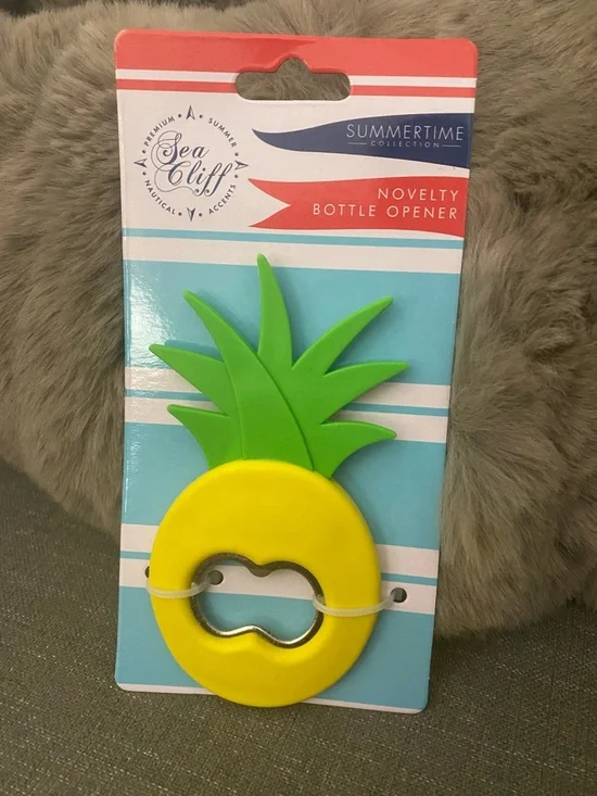 Novelty Pineapple Bottle Opener Summer Tropical Bar Tool