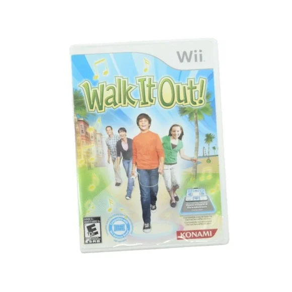 Walk It Out! Nintendo Wii CIB Complete Tested Rare Konami Fitness Rhythm Game