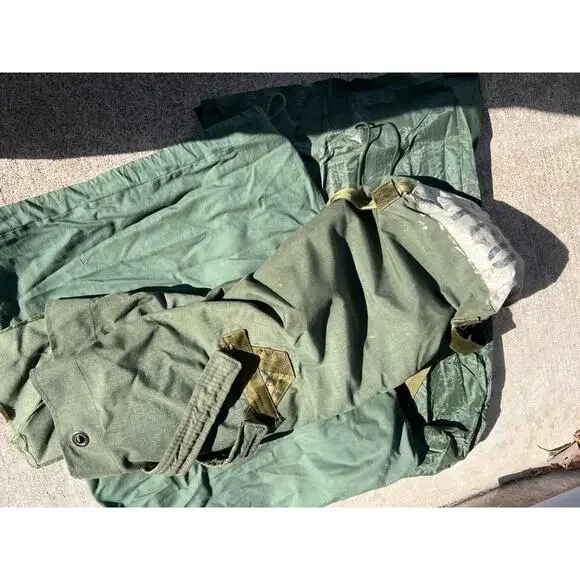 US Military Duffle Bag Lot – Duffle + Laundry Bag + Dry Bag – Army Surplus