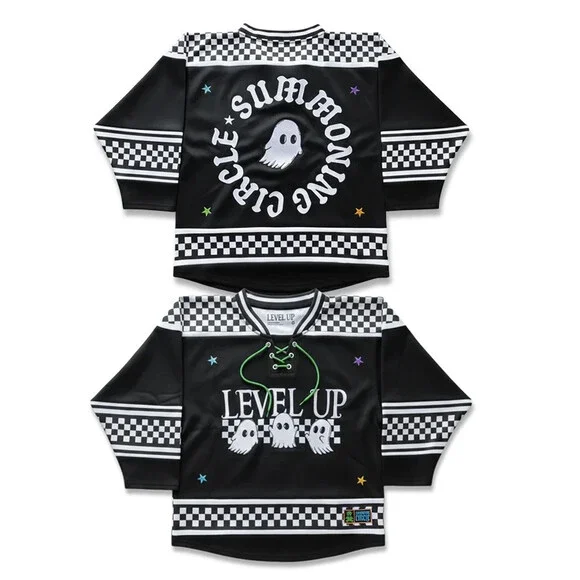 Level Up - Summoning Ghost Hockey Jersey Size Large (L)