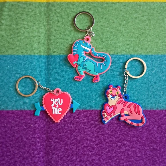 3ct Target Valentine's Day Imperfect Keychains