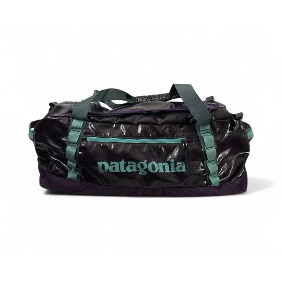 PATAGONIA BLACK HOLE 60L DUFFEL BAG PURPLE GREEN
