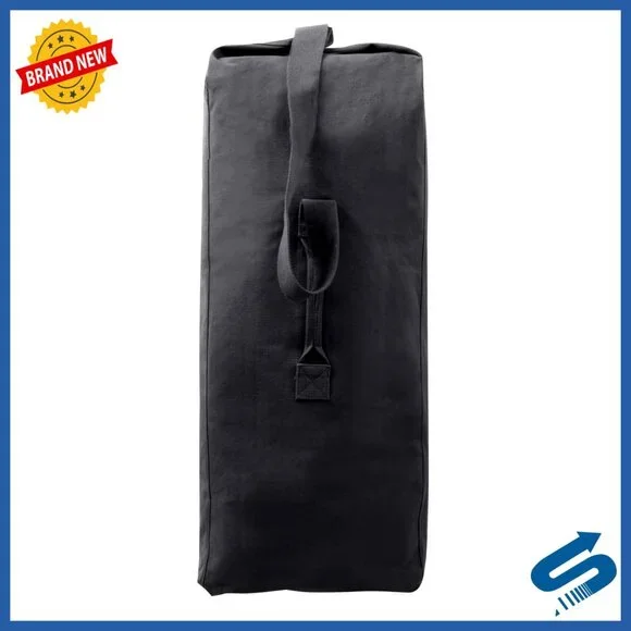 Heavyweight Canvas Duffle Bag Rugged Travel Gear Top Load Classic Style
