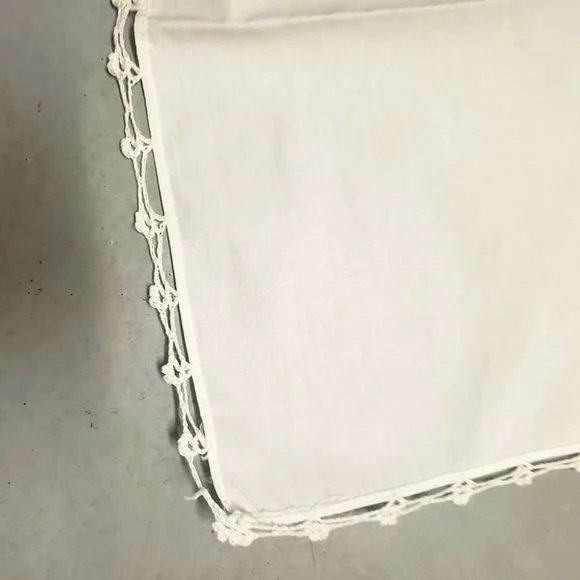 Napkins Loop Edge set of 8 cream cloth Napkin 14