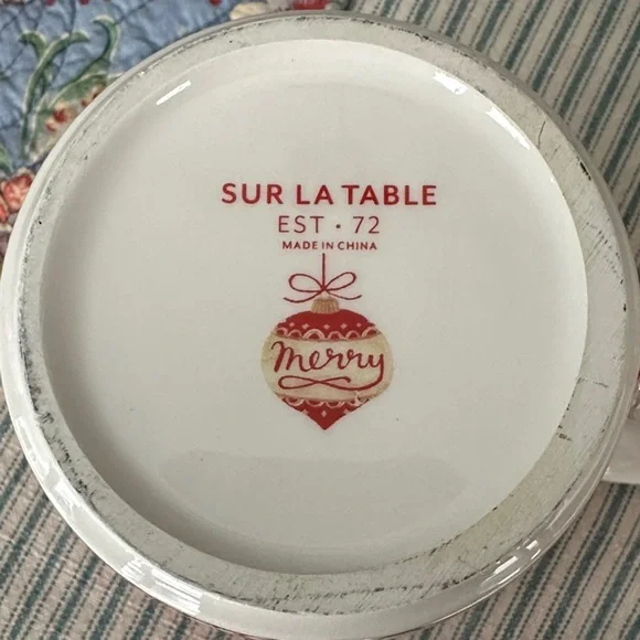 Sur La Table Merry Ornament Mug