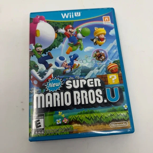 Super Mario Bros U Nintendo Wii U 2012 CIB Complete