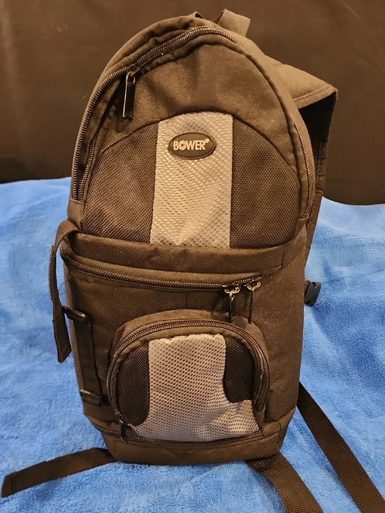 Bower Black and Gray Sling Backpack Camera Bag