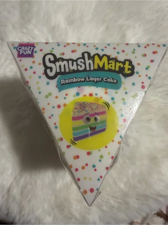 Rainbow Layer Cake Squishy Toy - Multicolor