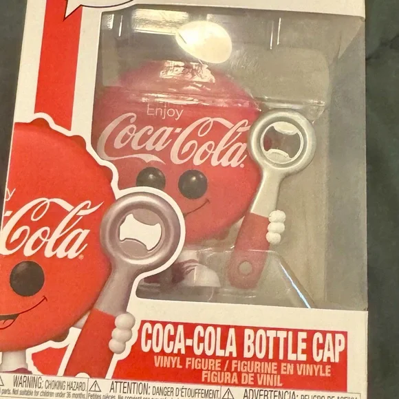 2/$15 Funko Pop! Coca Cola Red Bottle Cap Vinyl Figure in box. Bundle and save
