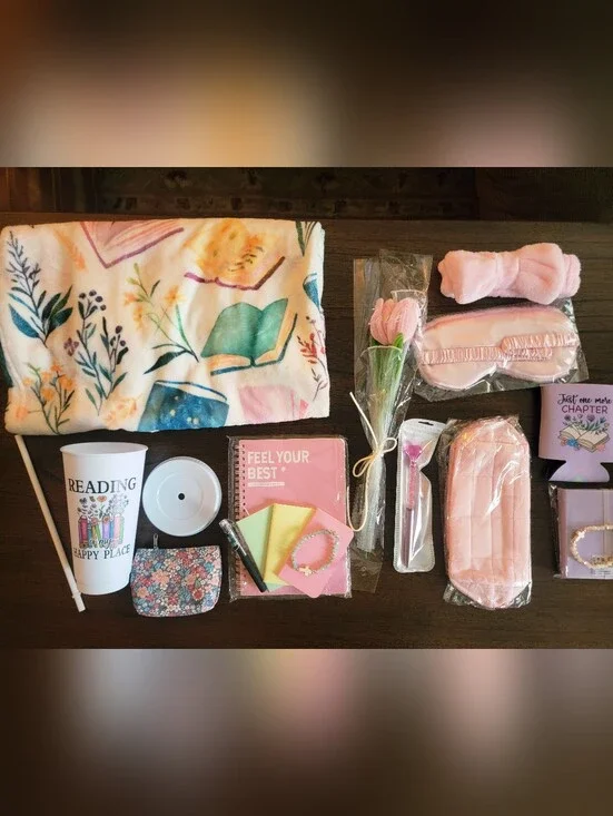 Pink Floral Gift Set