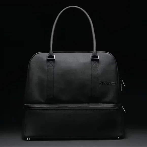 SUPRA Streetwear Matte Black Weekender Duffel Bag/Carry-On