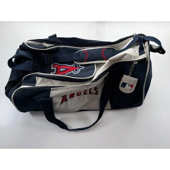 Los Angeles ANGELS Baseball Duffel Utility Tote Bag Genuine MLB‎ 20