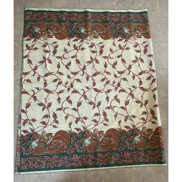 Fall Thanksgiving Tablecloth 5’x8.5’