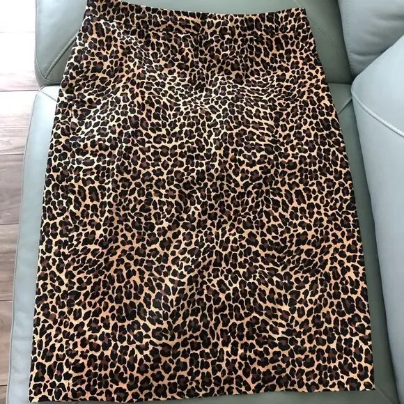 J.Crew No.2 Leopard Pencil Skirt