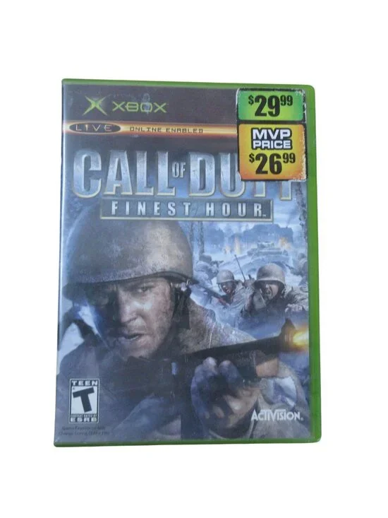 Call Of Duty Finest Hour Original Microsoft Xbox - With Manual