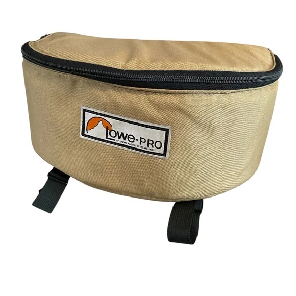 Lowepro Vintage Belt Pack Beige Bag Lumbar Waist Camera Gear Padded Adjustable