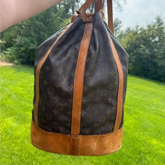 Authentic Louis Vuitton Monogram Randonnee Shoulder Bag