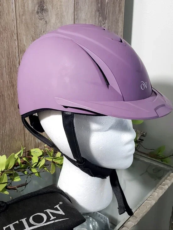 Ovation Purple Lavender Childrens Riding Deluxe Schooler Helmet Size XS/S 48-52