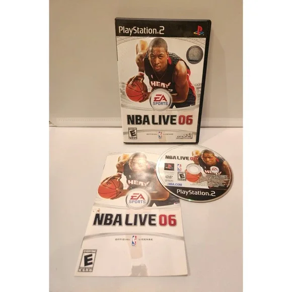NBA Live 06 Basketball (Sony PS2 PlayStation 2) Tested & Works CIB W Manual