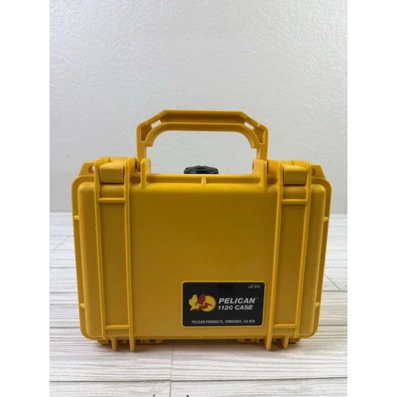 Pelican 1120 Protector Series Hard Waterproof Carrying Case w/ Foam Yellow