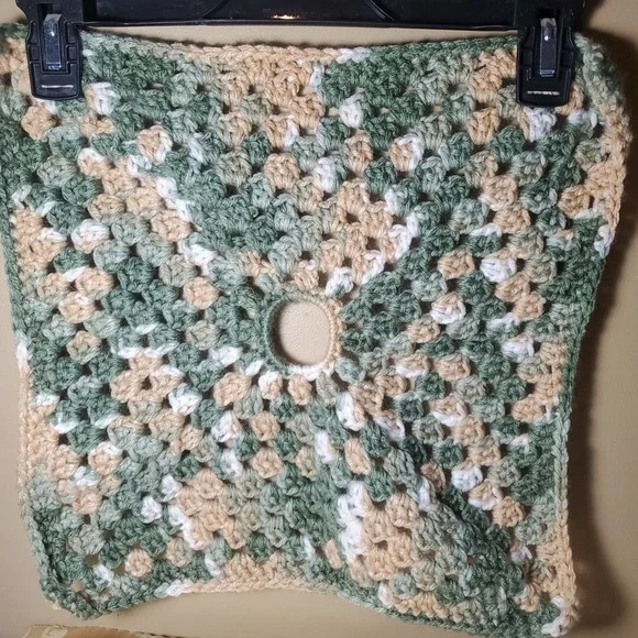Hand Crocheted Table Decor 13x13 Handmade Home Accent Doily