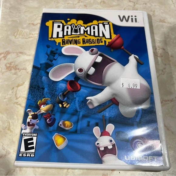 Nintendo Rayman Raving Rabbids Wii game #NintendoWii