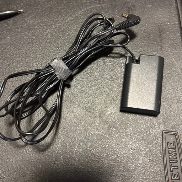 Black Power Adapter with Cable