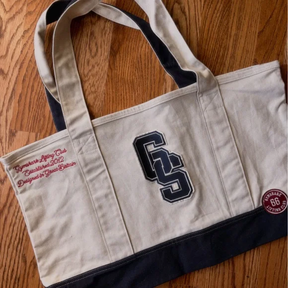 Gymshark Varsity Classic Canvas Gym Tote Bag