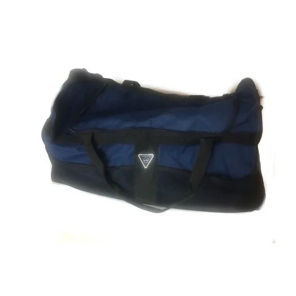 Blue and black Duffle