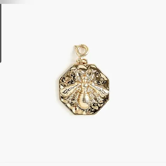 J. Crew Gold Bee Pendant
